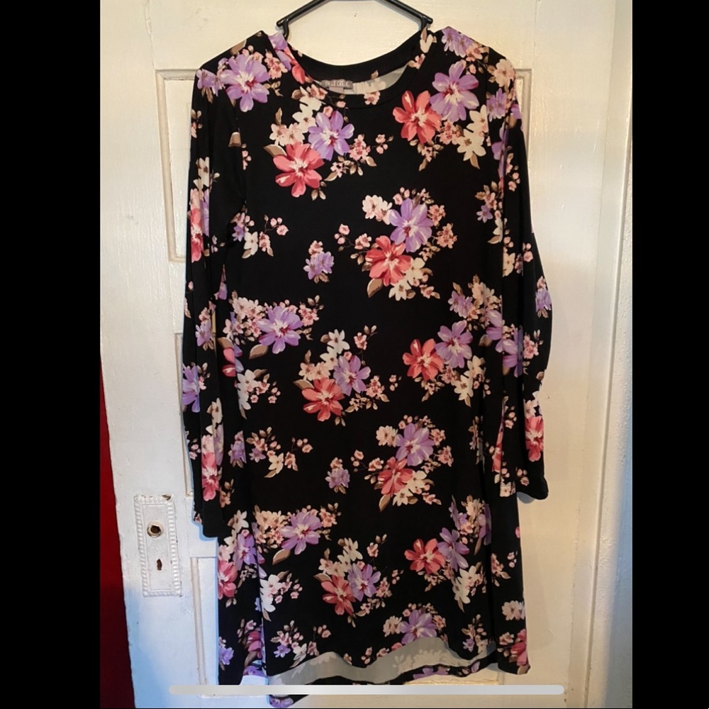 Floral maxi dress.